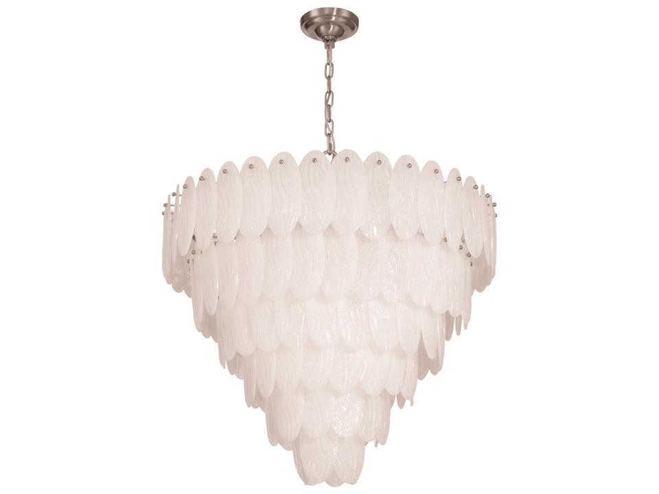 Serena 25-Light Chandelier in Satin Nickel