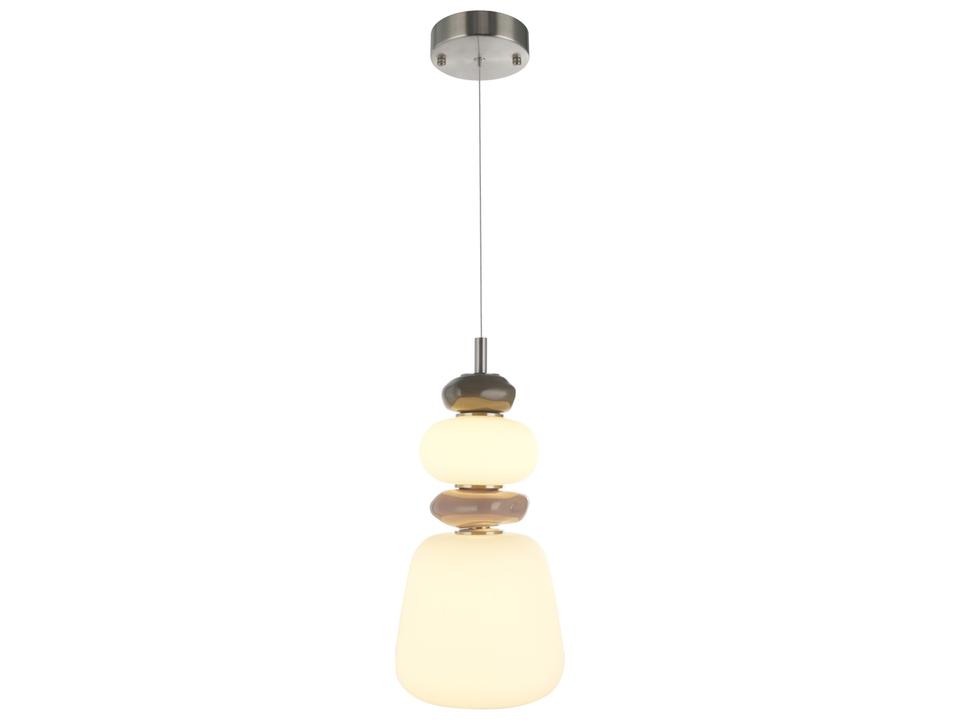 Strata LED Pendant Light in Satin Nickel