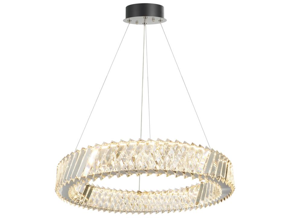 Alya Integrated LED Chandelier in Polished Nickel