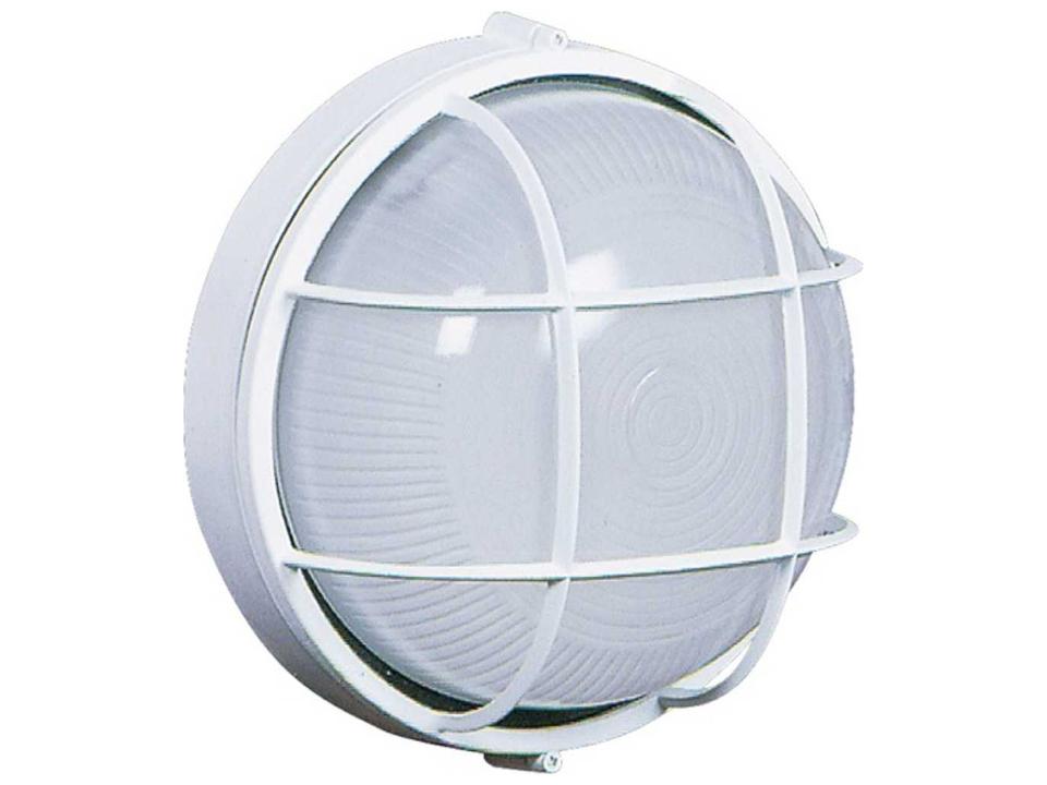 Marine 1-Light Outdoor Wall Sconce in White