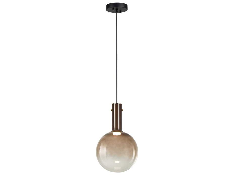 Alexis Single Light Coffee Ombre Glass Pendant Light