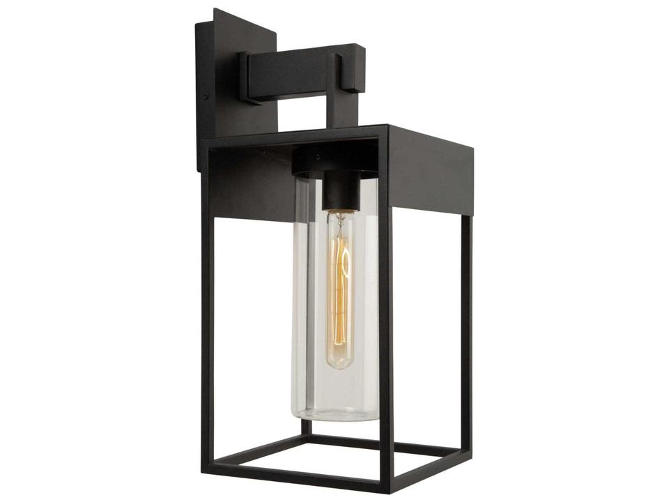 Weybridge 1-Light Outdoor Wall Light in Matte Black