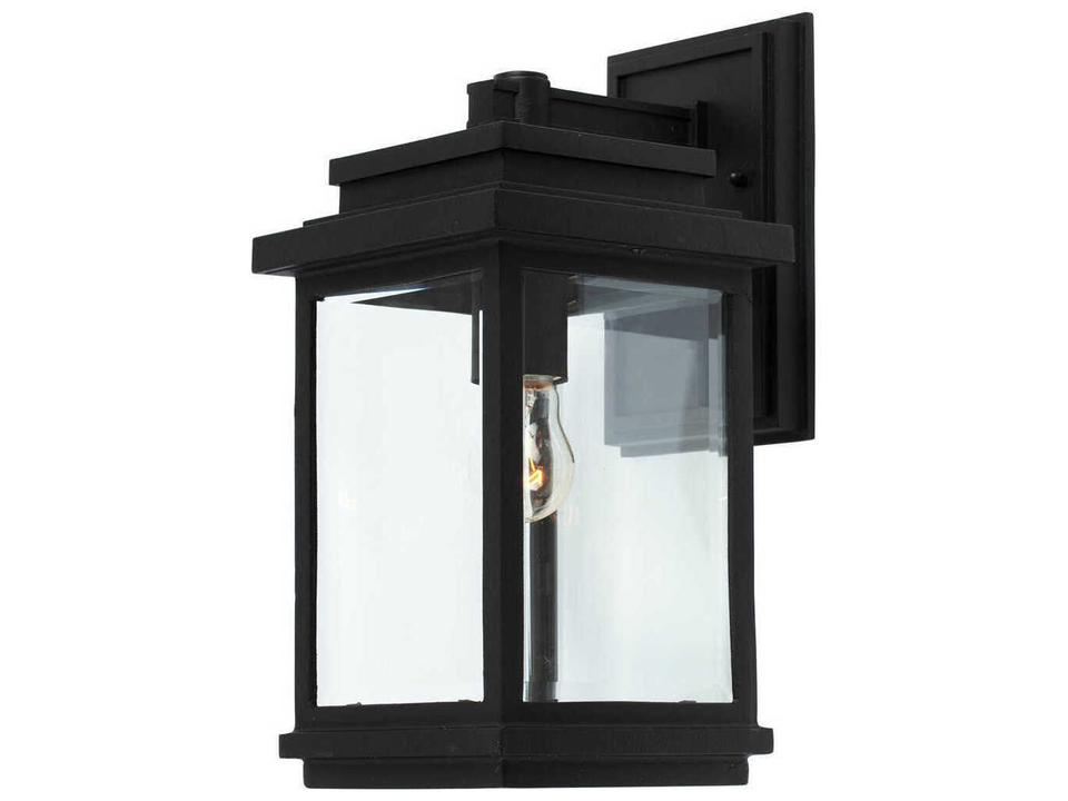 Fremont 1-Light Outdoor Wall Light in Black