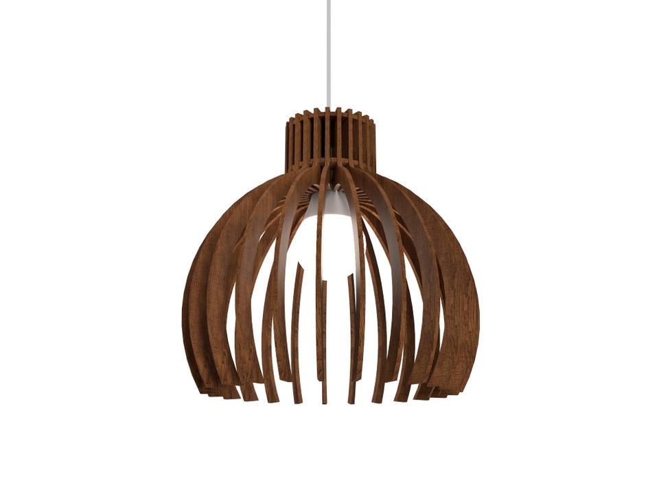 Stecche Di Legno Wood Globe Mini Pendant