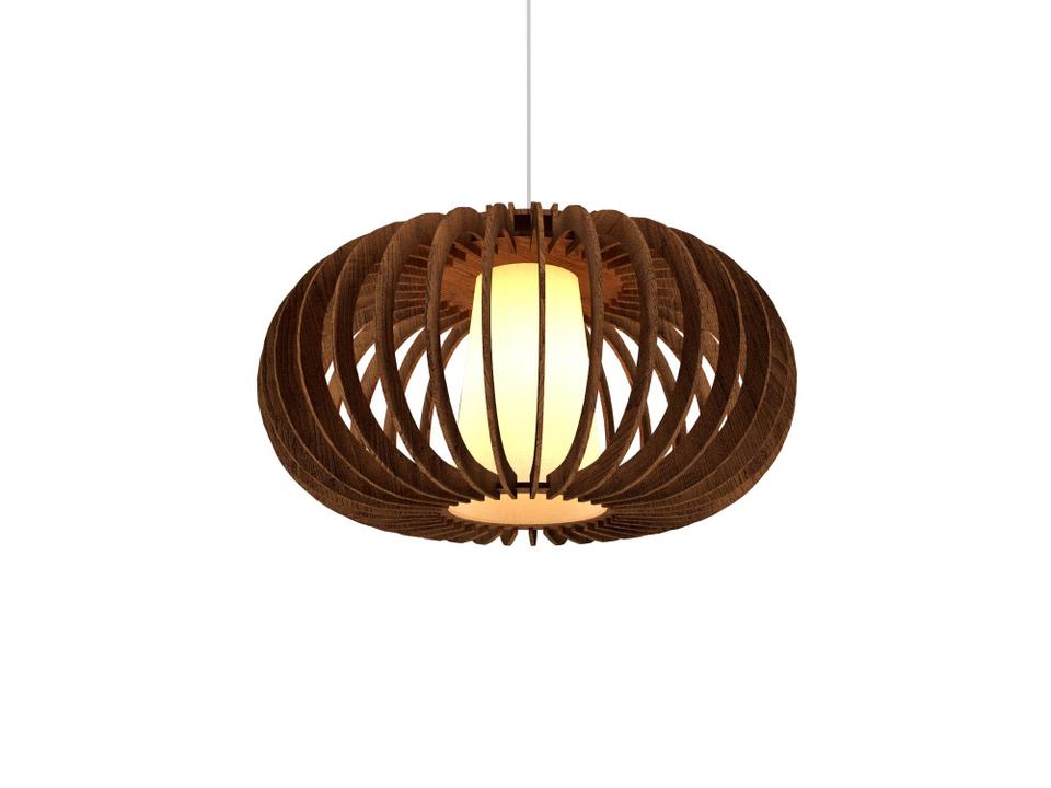 Stecche Di Legno Brown Pendant