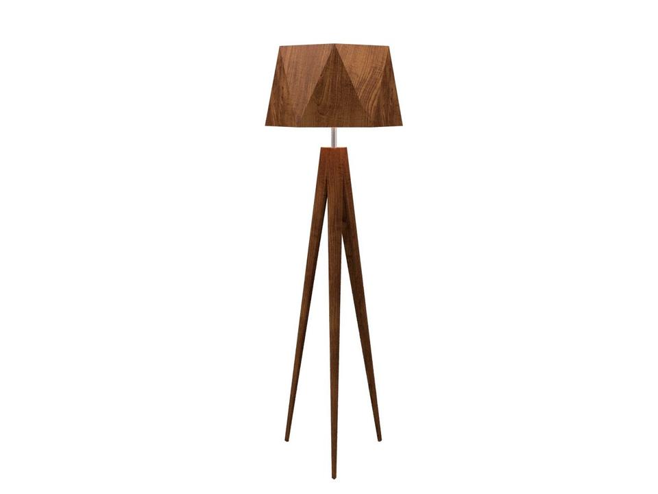 Facet Brown Floor Lamp