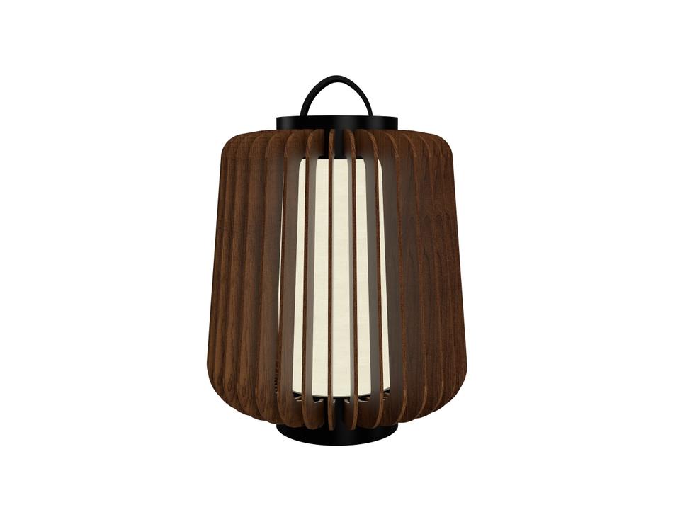 Stecche Di Legno Black Floor Lamp