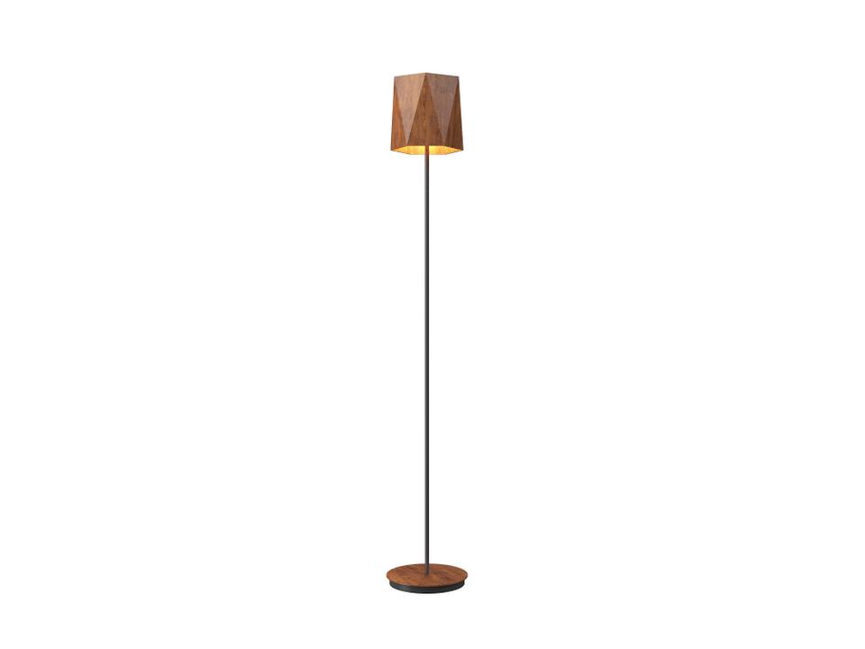Facet Brown Floor Lamp