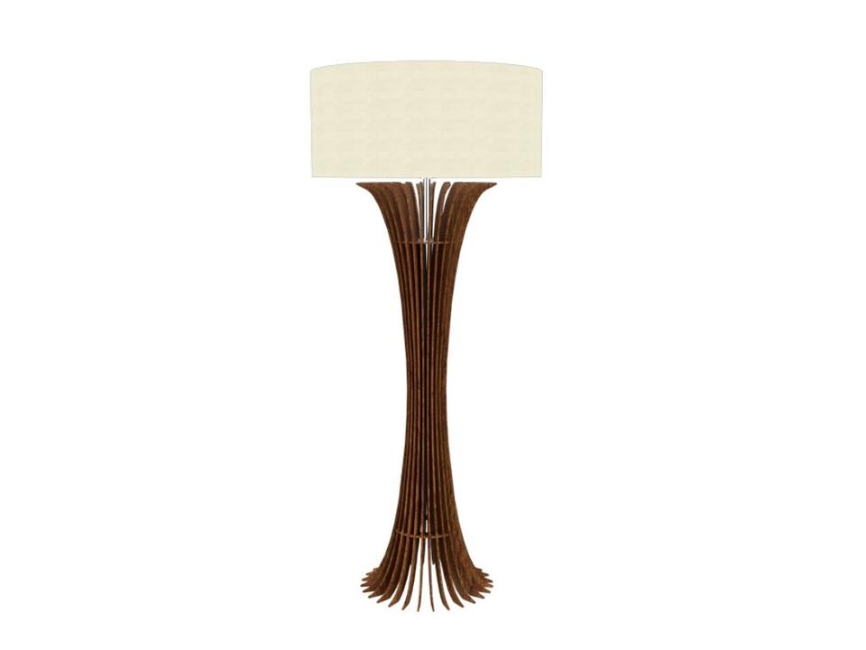 Stecche Di Legno Wood Floor Lamp