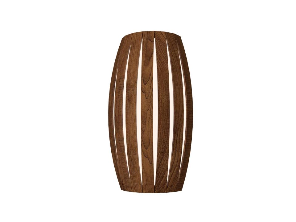 Barrel Wood Wall Sconce