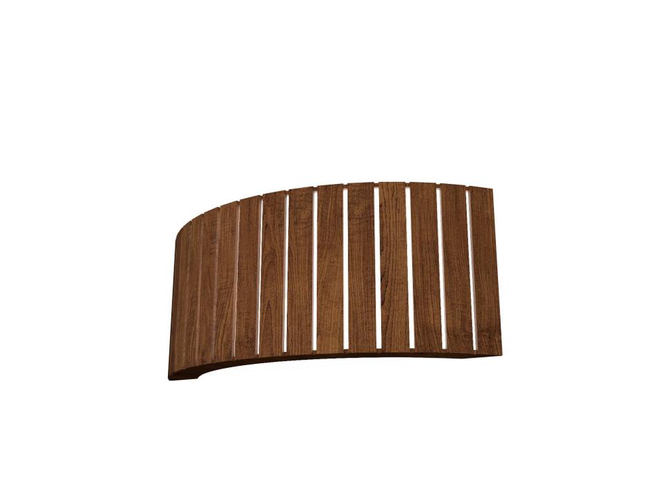 Slatted Wood LED Wall Sconce