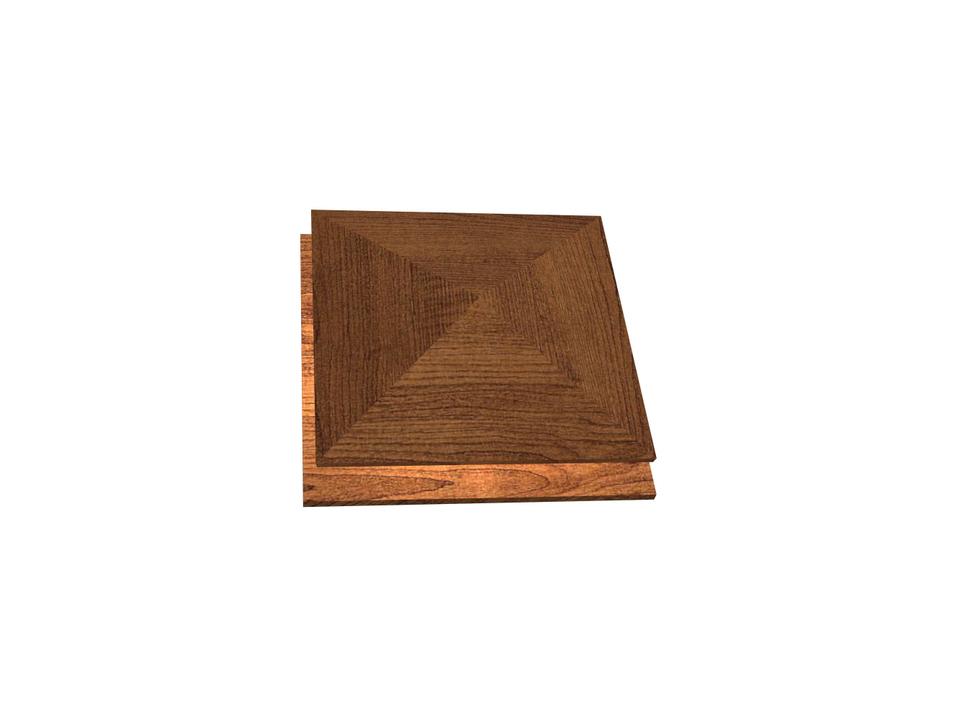Facet Wood Wall Sconce