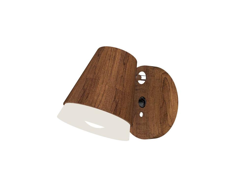Conic Wood Wall Sconce