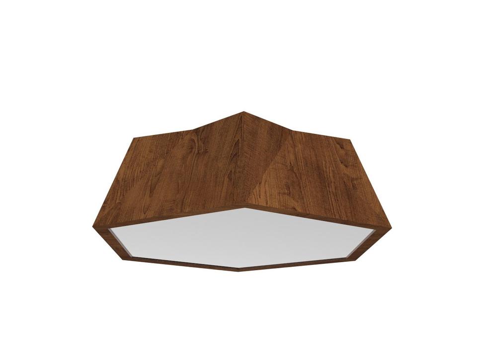 Physalis Brown LED Geometric Flush Mount