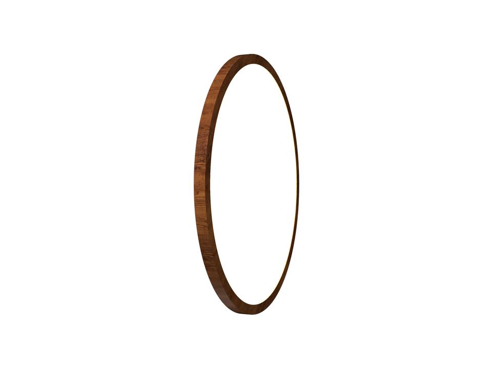 Naia Wood LED Round Flush Mount
