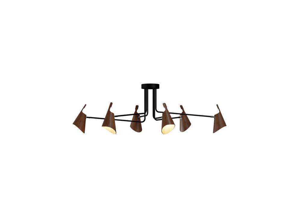 Balance Black Semi Flush Mount