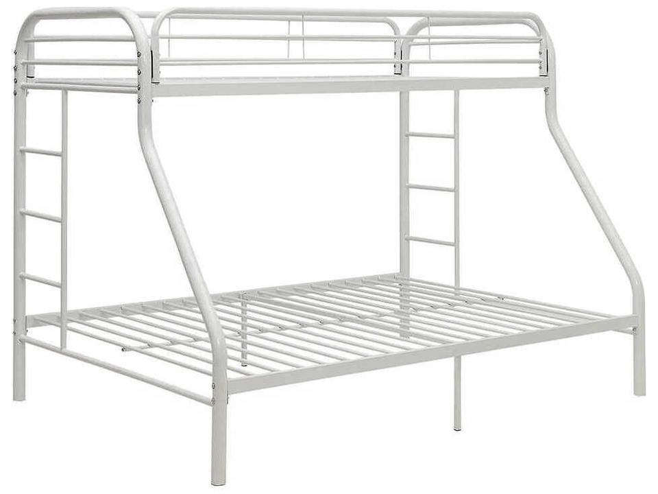 Tritan White Twin-XL/Queen Bunk Bed