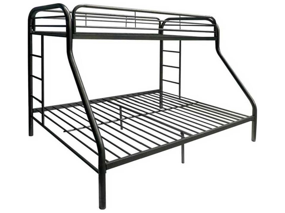 Tritan Black Twin/Full Bunk Bed