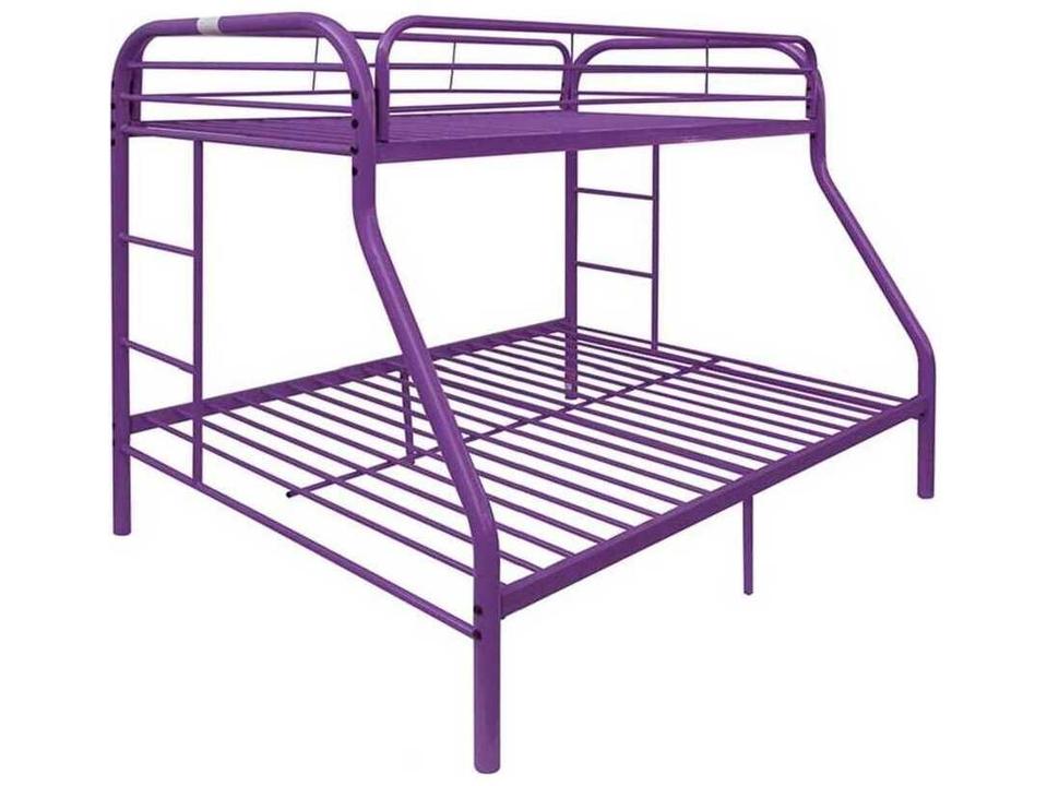 Tritan Purple Twin/Full Bunk Bed