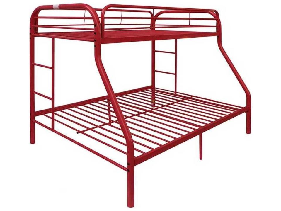 Tritan Red Twin/Full Bunk Bed