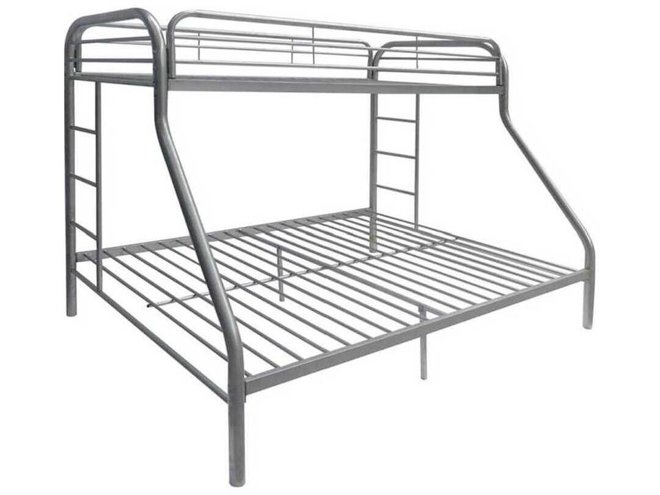 Tritan Silver Twin/Full Bunk Bed