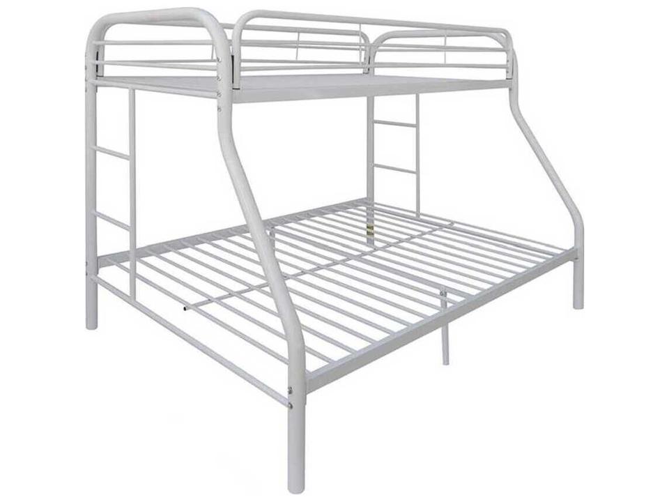 Tritan White Twin/Full Bunk Bed
