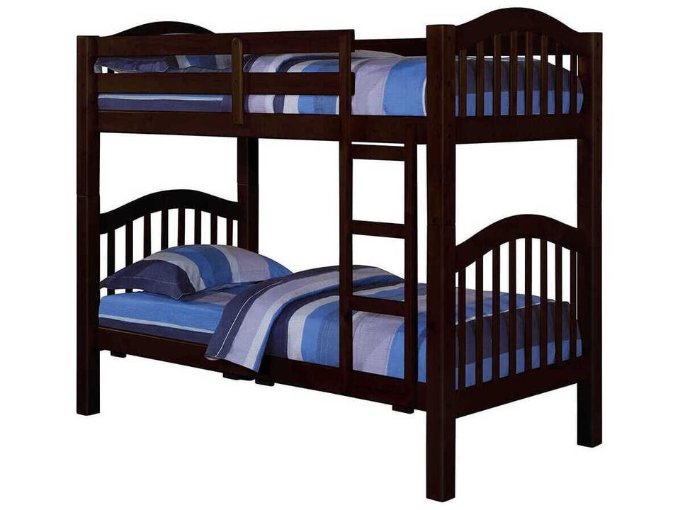 Heartland Brown Birch Wood Twin/Twin Bunk Bed