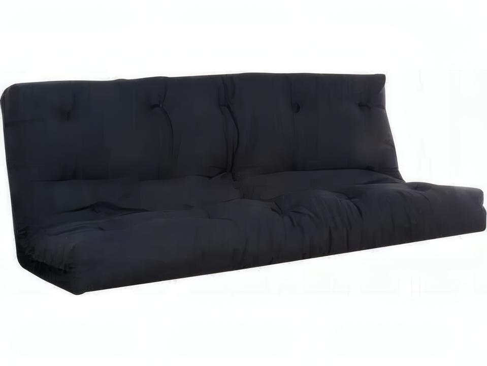 Nabila 8-Inch Full Size Futon Mattress in Black