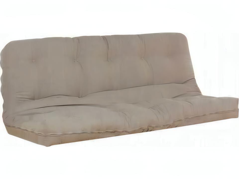 Nabila 8-Inch Full Futon Mattress in Khaki