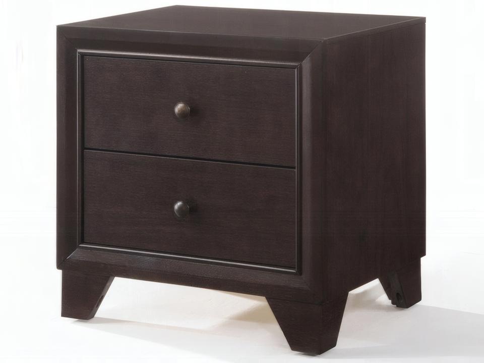 Madison 2-Drawer Nightstand in Espresso Finish
