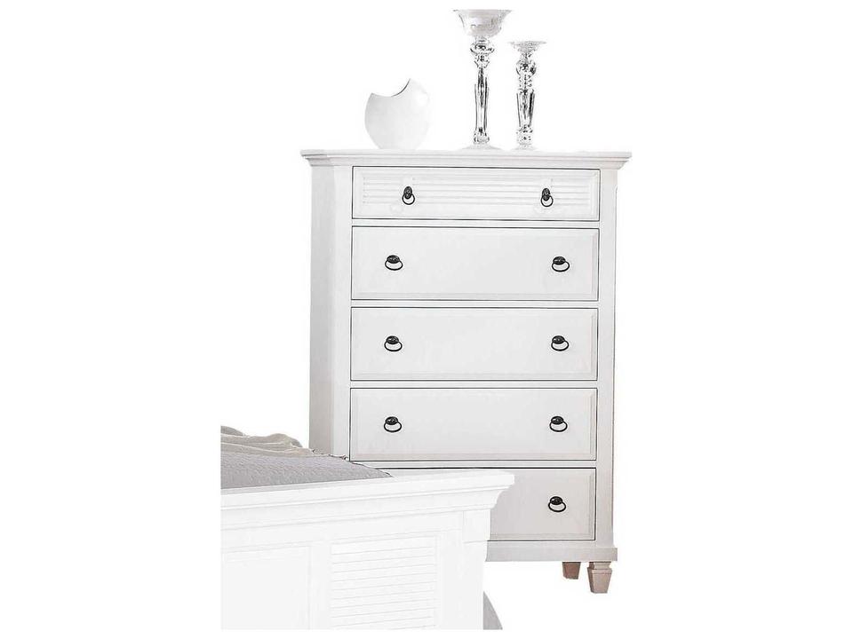 Merivale White Pine Wood Accent Chest