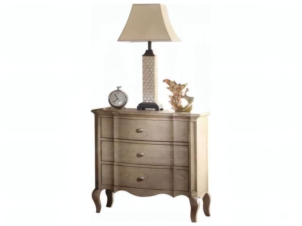 Chelmsford 3-Drawer Nightstand in Antique Taupe