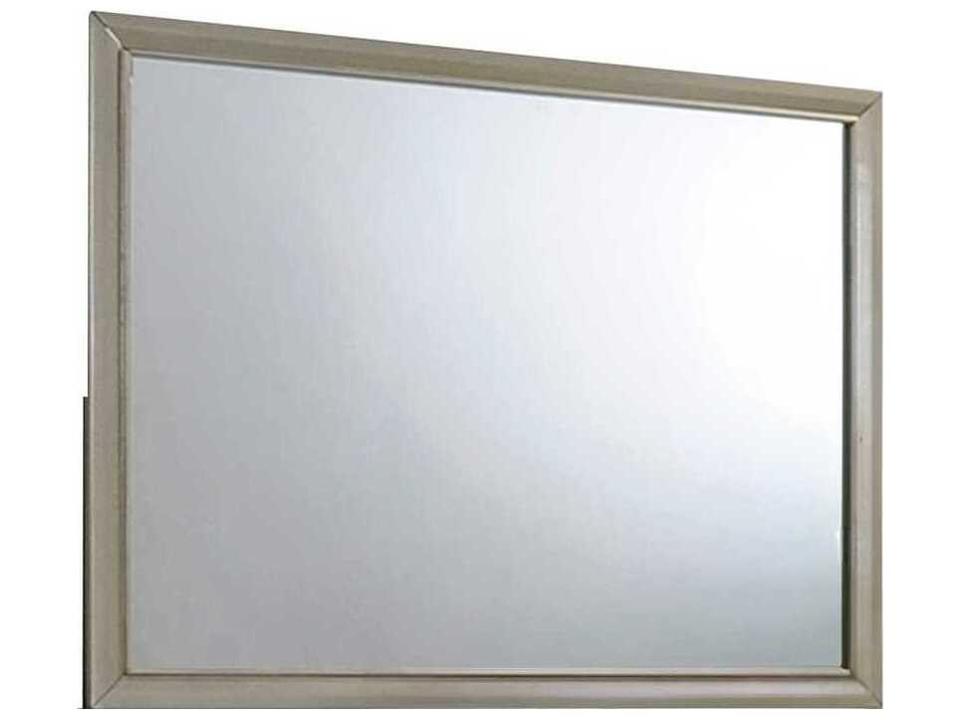 Carine Champagne Rectangular Dresser Mirror