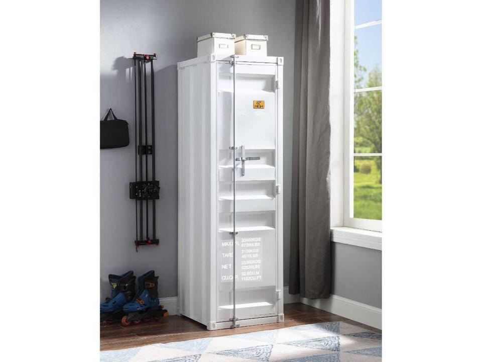 Cargo White Wardrobe Armoire