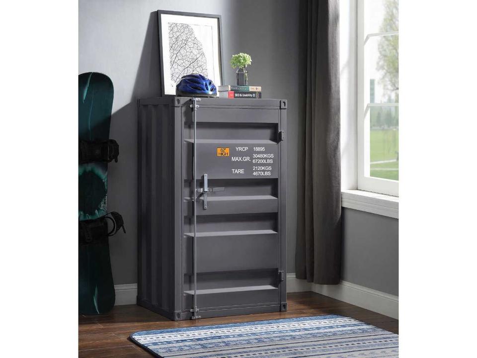 Cargo Gunmetal Gray Accent Chest