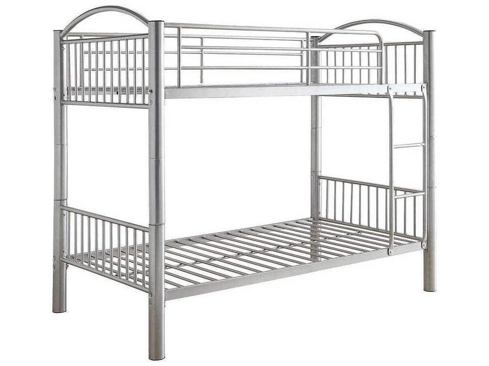 Cayelynn Silver Twin/Twin Bunk Bed