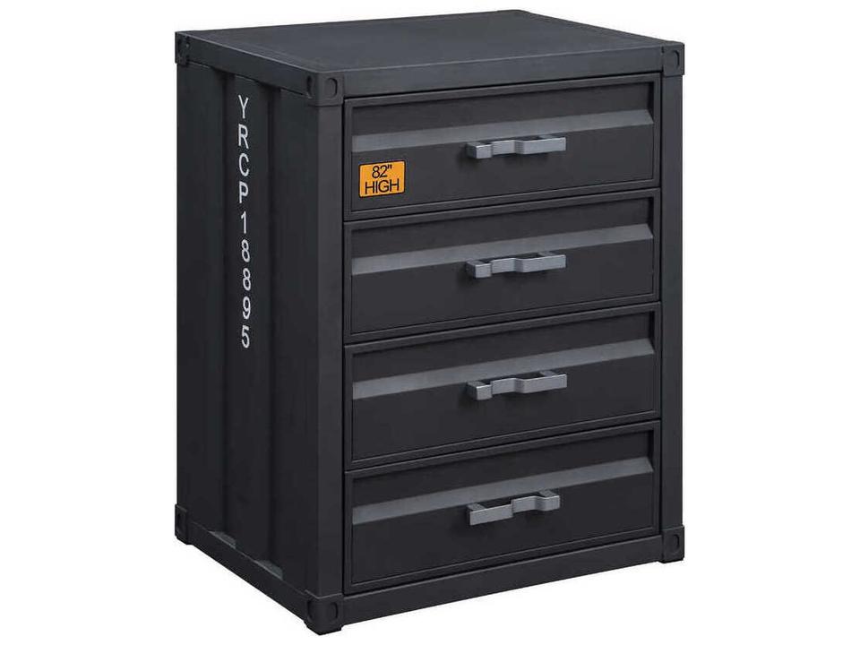Cargo Gunmetal Gray Accent Chest