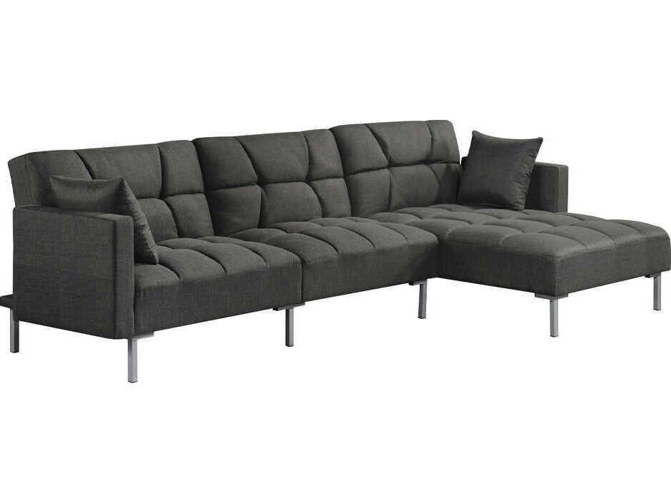 Duzzy Gray Upholstered Sectional Sofa