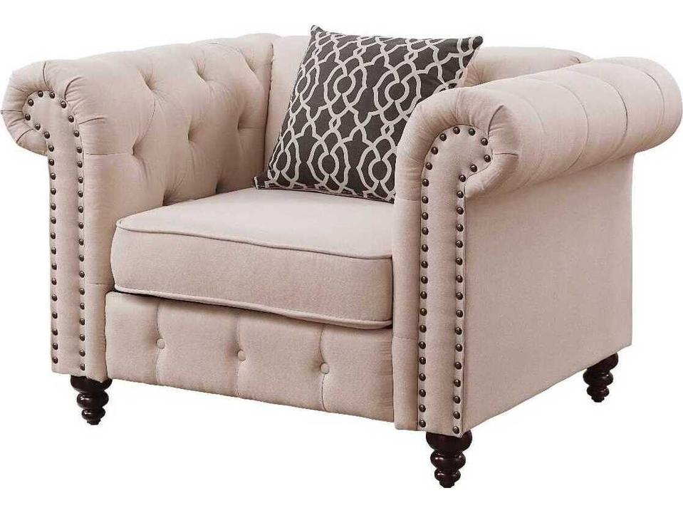 Aurelia Beige Club Chair