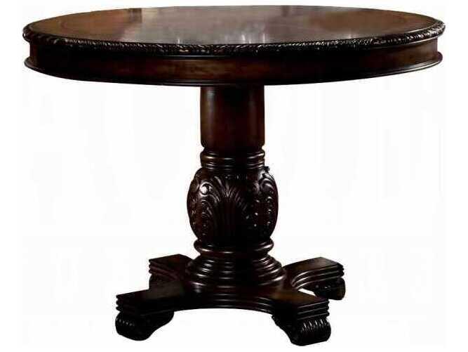 Chateau De Ville Round 48-Inch Counter Height Dining Table in Espresso