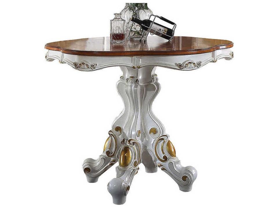 Picardy Round Wood Dining Table