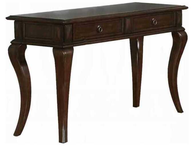 Amado Transitional Console Table in Warm Walnut with Drawer