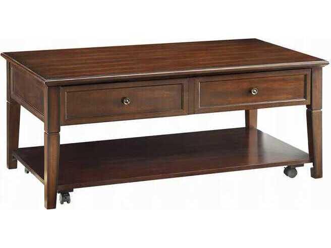 Malachi Rectangle Coffee Table with Lift Top in Walnut
