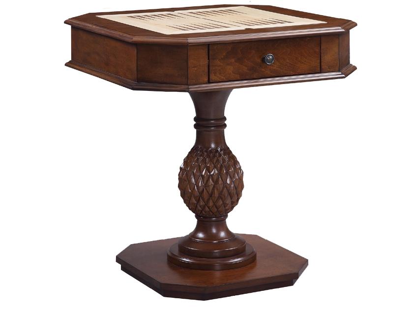 Bishop II Square Game Table with Reversible 3-in-1 Board Cherry Finish