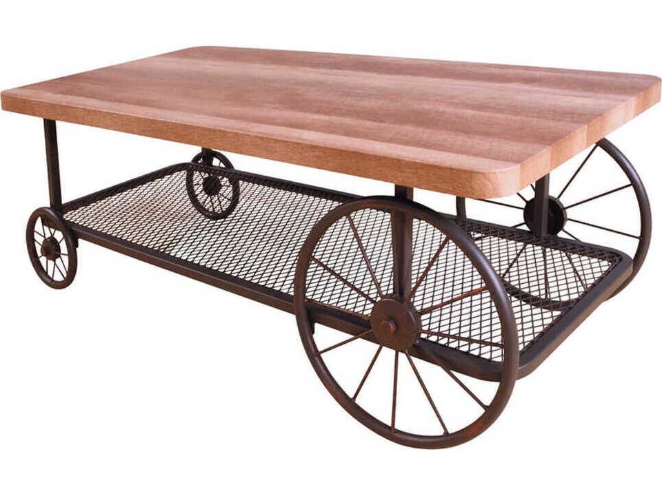 Francie Rectangular Wood Coffee Table