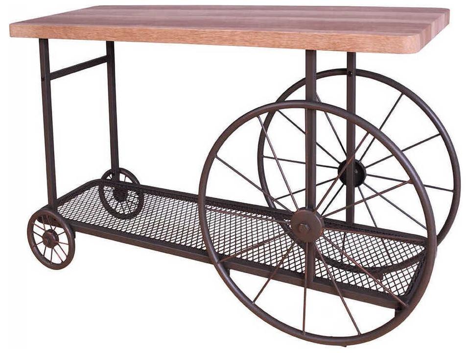 Francie Rectangular Wood Console Table