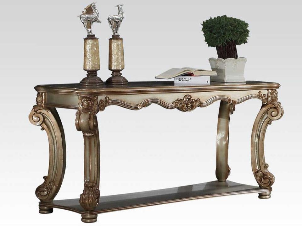 Vendome Rectangular Wood Console Table