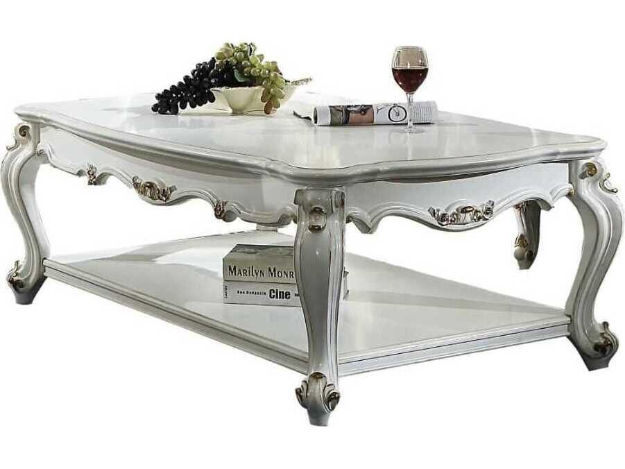 Picardy Rectangular Wood Coffee Table