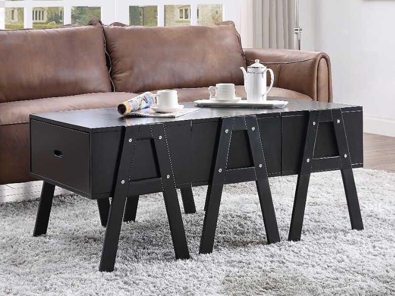 Lonny Rectangular Wood Coffee Table