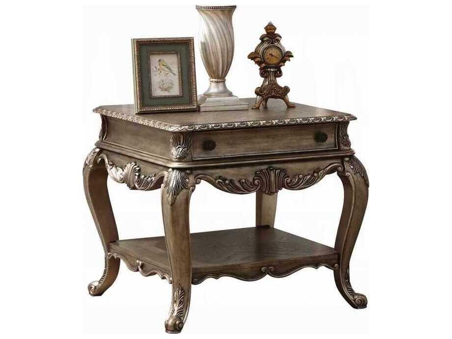 Ragenardus Vintage Oak End Table